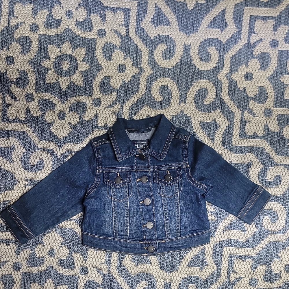 Children's Place Blue Denim Jacket NWT - Size 6-9 Months